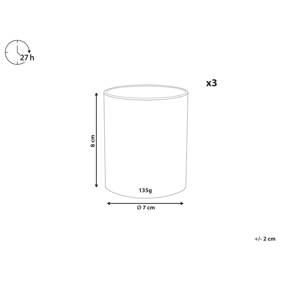 3 świece zapachowe sojowe złote jabłko/ czekolada/ bursztyn SHEER JOY