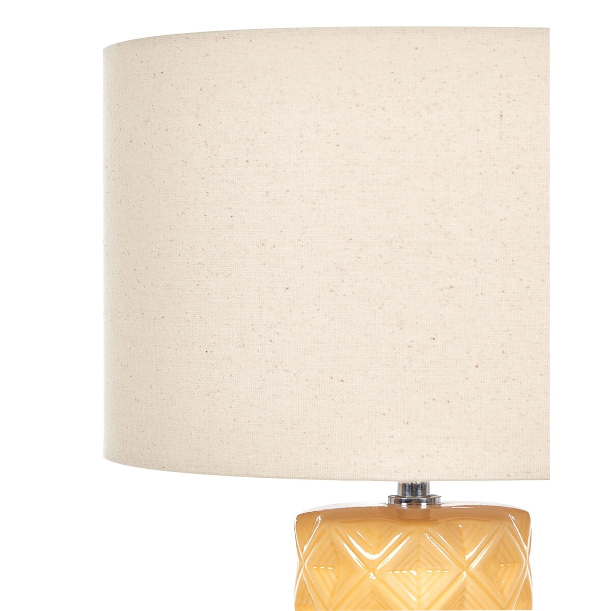 Lampa stołowa ceramiczna żółta BALONNE