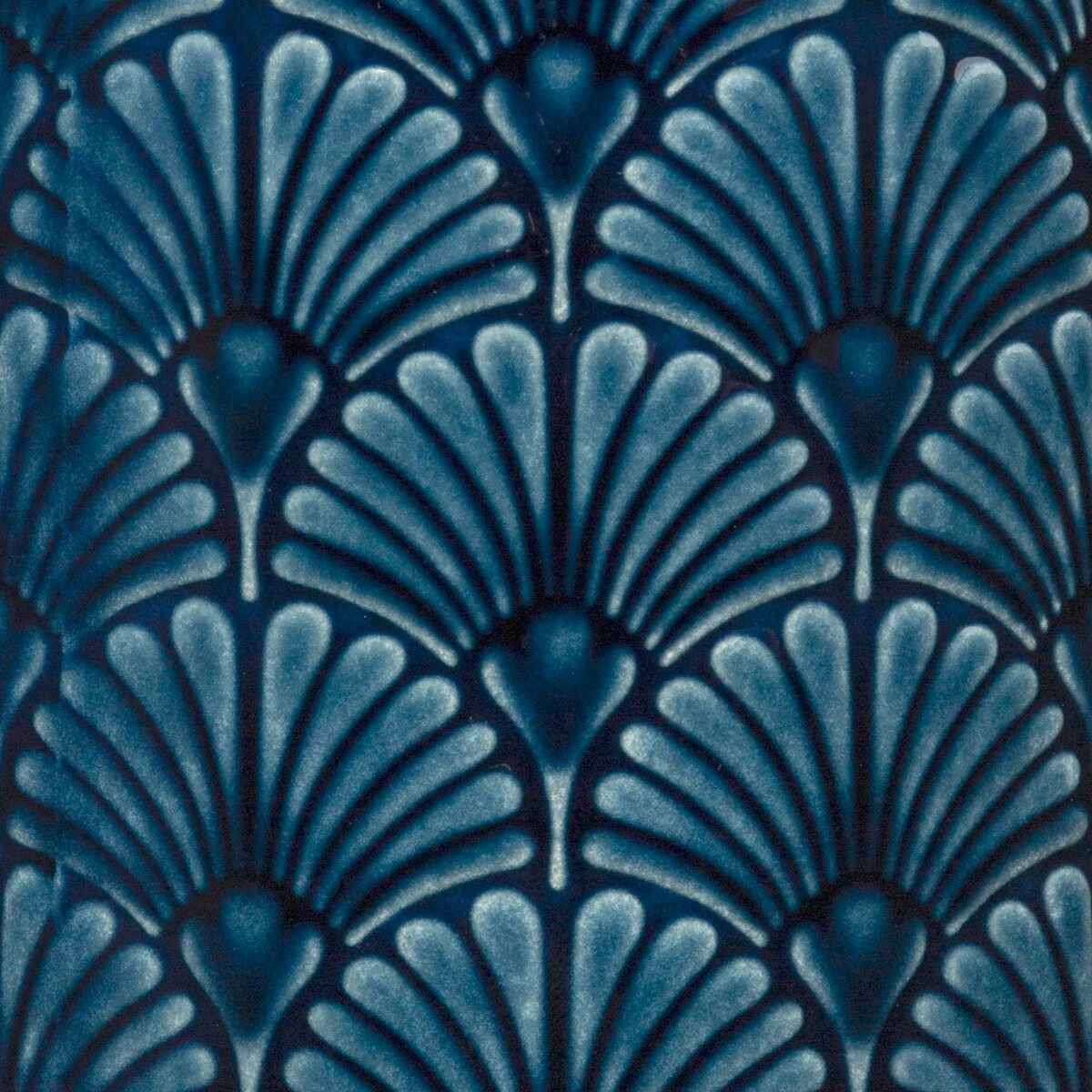 Dekoracyjny wazon z vintage zdobieniem, Ø 12,5 cm x 21 cm, ceramiczny