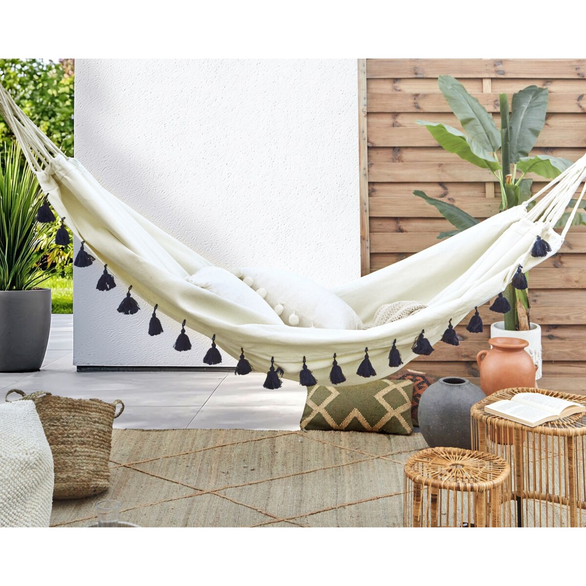 Hamak VERCELLI Bawełna Ciemnoniebieski