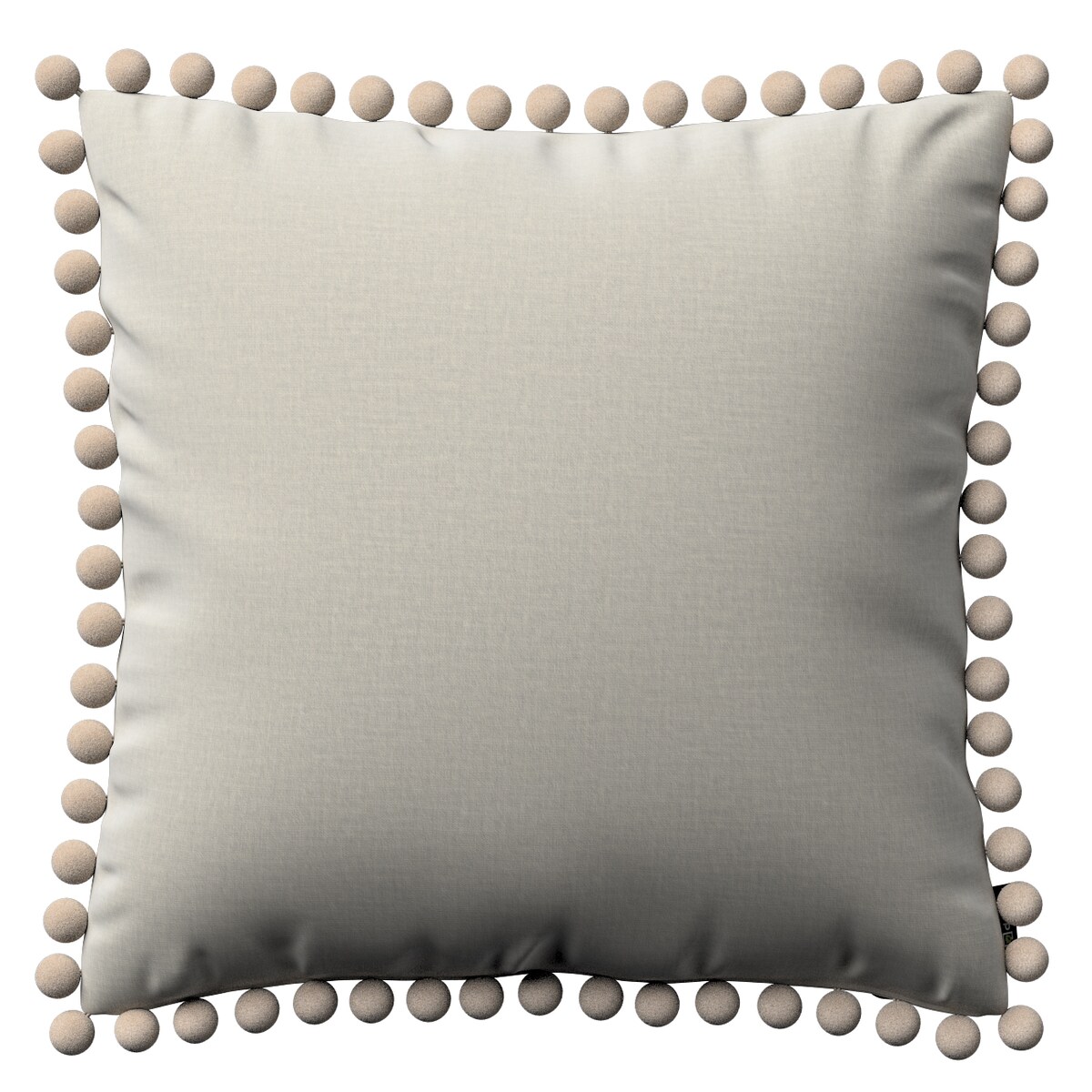 Poszewka Wera na poduszkę 45x45 jasno szary welwet