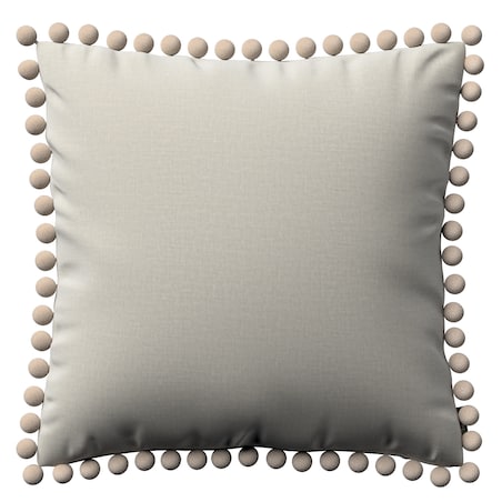 Poszewka Wera na poduszkę 45x45 jasno szary welwet