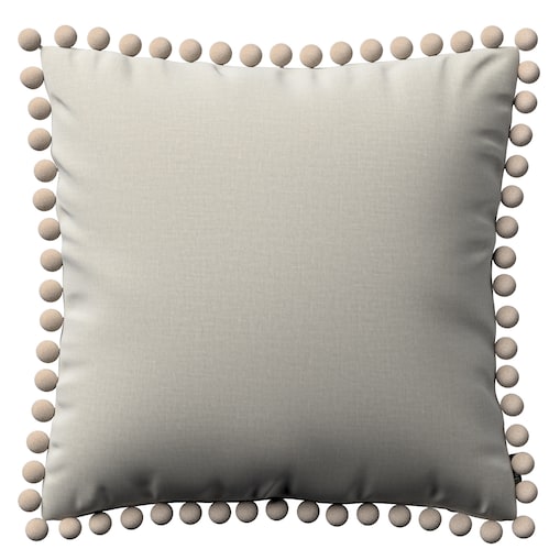 Poszewka Wera na poduszkę 45x45 jasno szary welwet