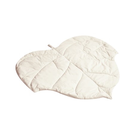 Mata do zabawy liść 110 x 110 cm złamana biel HELIKON