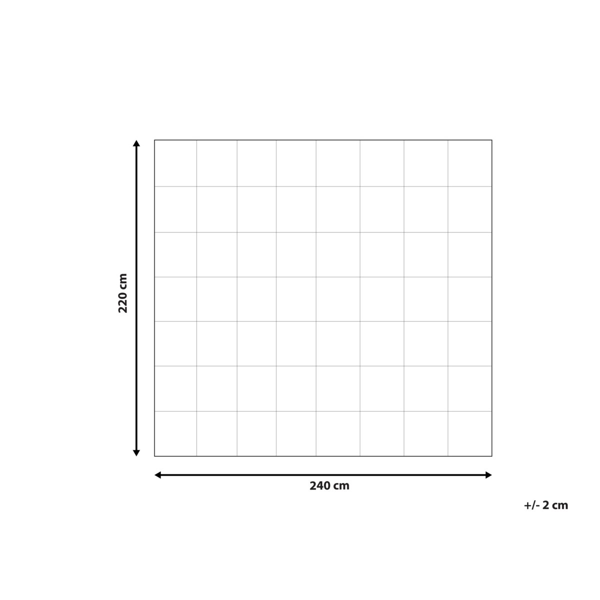 Kołdra puchowa bardzo ciepła 240 x 220 cm HARAMOSH