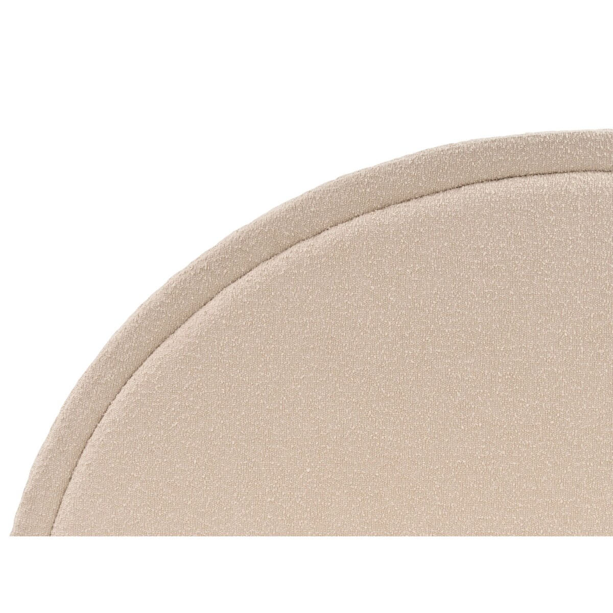 Łóżko boucle 180 x 200 cm beżowe MARGUT