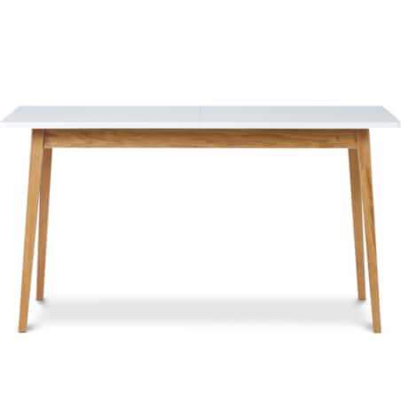 KONSIMO FRISK Biały rozkładany stół skandynawski