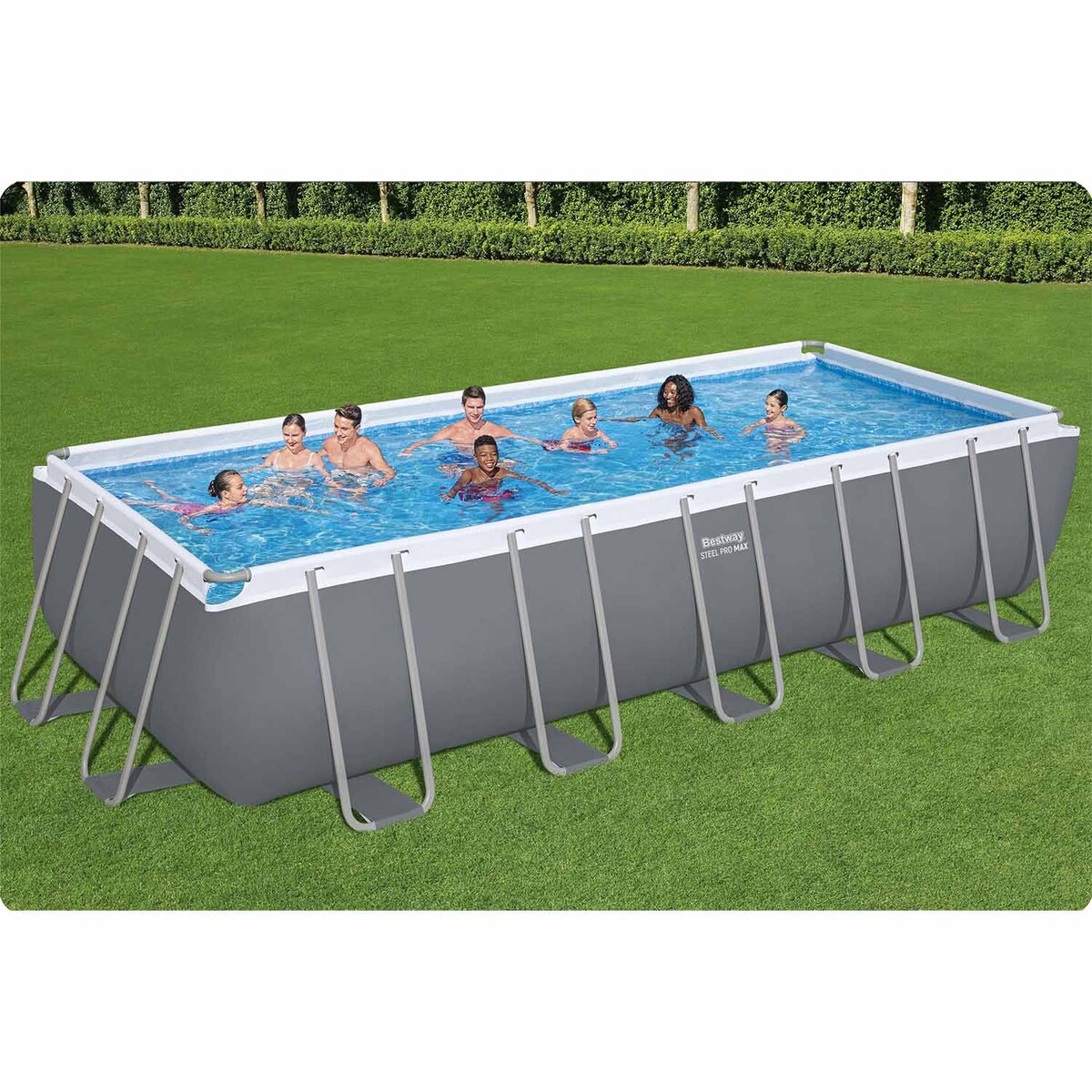 Basen ogrodowy stelażowy Bestway 5612B 640x274x132 cm zestaw 11w1