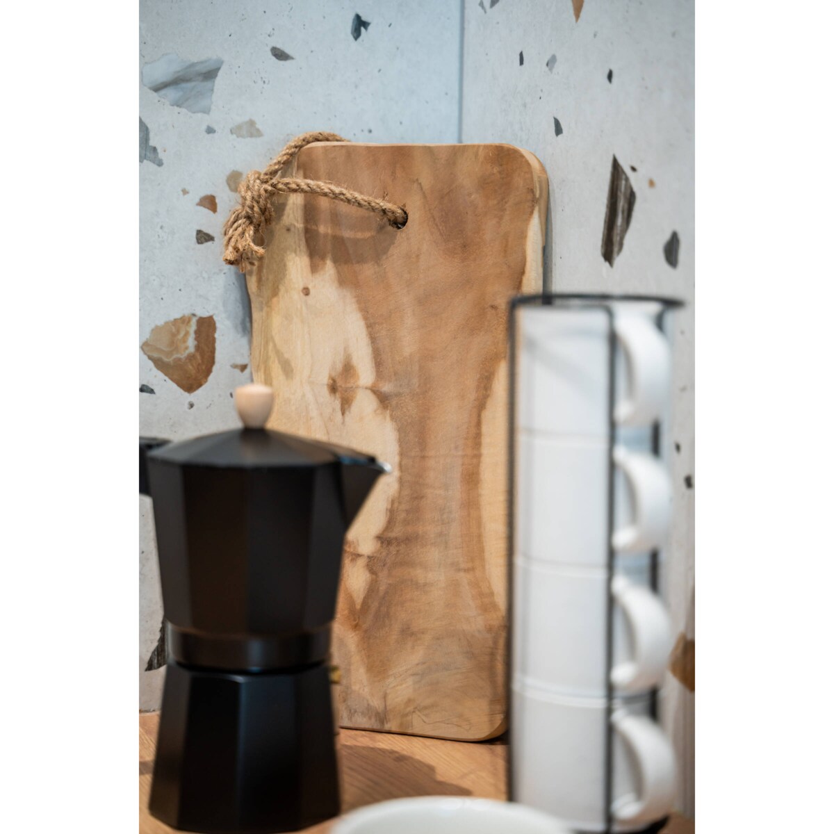 Podstawka na stroiki 20 x 35 cm, dekoracyjna taca z drewna tekowego