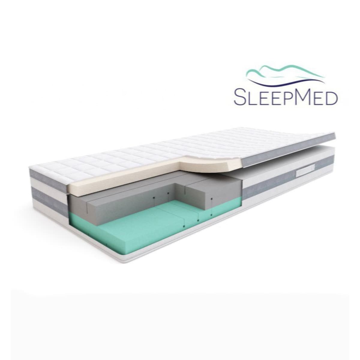 SLEEPMED PREMIUM PLUS - materac termoelastyczny, piankowy
