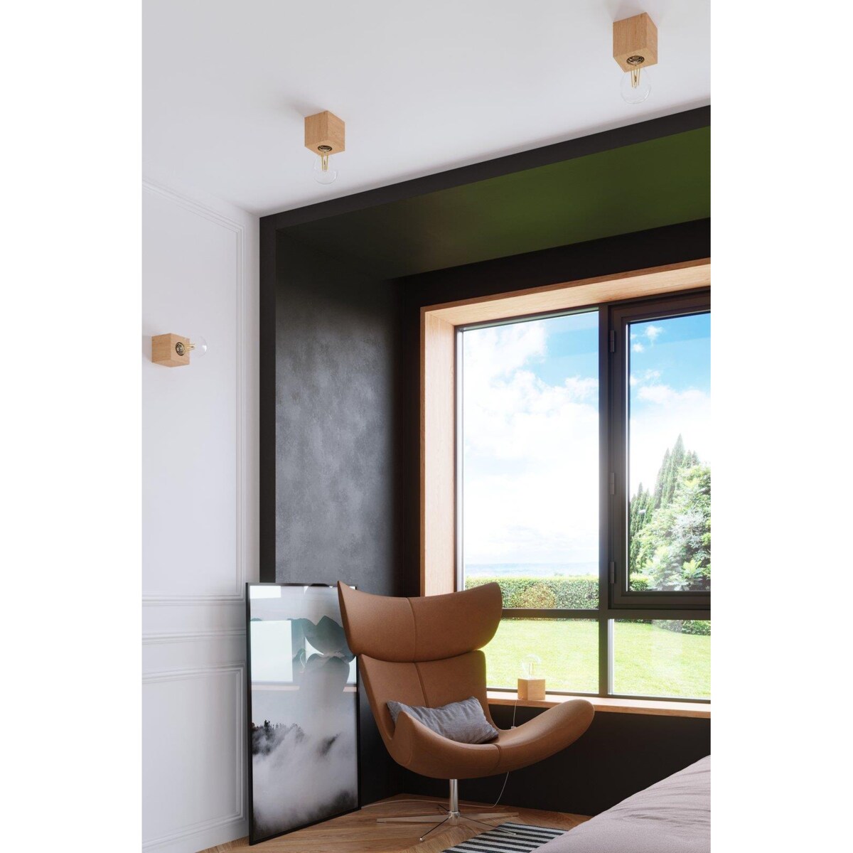 Lampa biurkowa ARIZ naturalne drewno