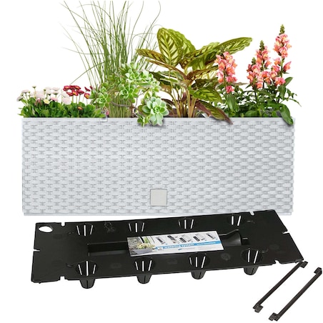 Korytko Balkonowe Skrzynka Ratanowe Taras Donica 30 L