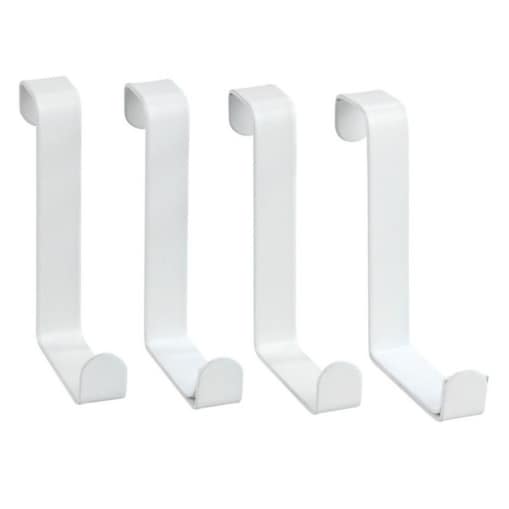 Wieszaki na drzwi, 4 sztuki, matowe, WENKO