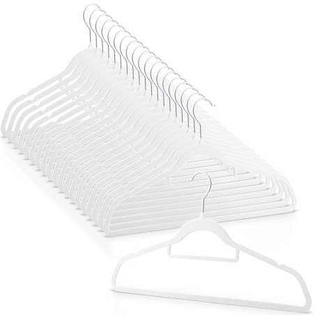 Wieszaki na ubrania welurowe do szafy zestaw 20szt. Massido