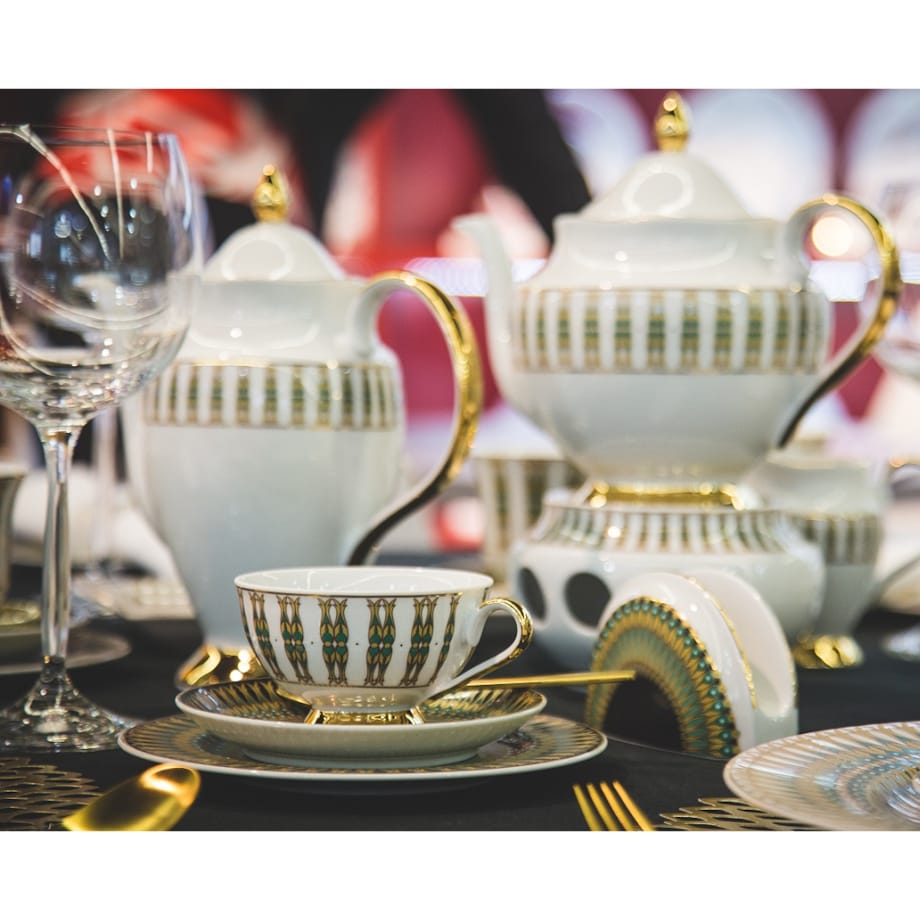 Garnitur do herbaty dla 6 osób 23 el. Astra India G413