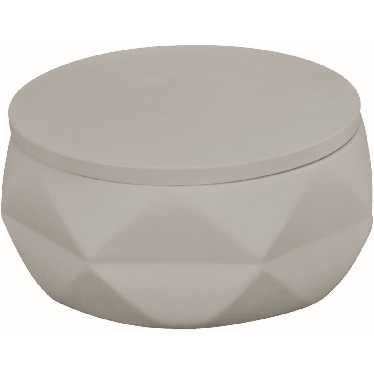 Kleine Wolke Crackle Jar Pojemnik łazienkowy na waciki/patyczki szary