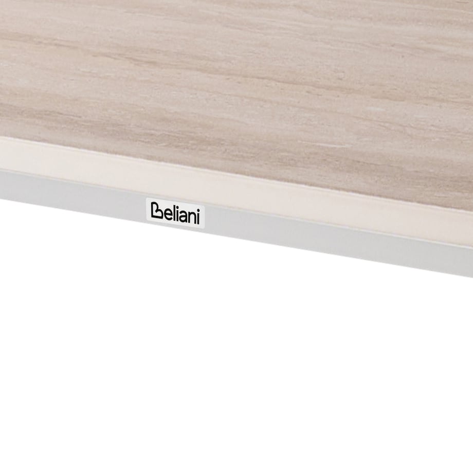 Stół ogrodowy RODALLO 160 cm 90 cm Kamień Efekt trawertynu