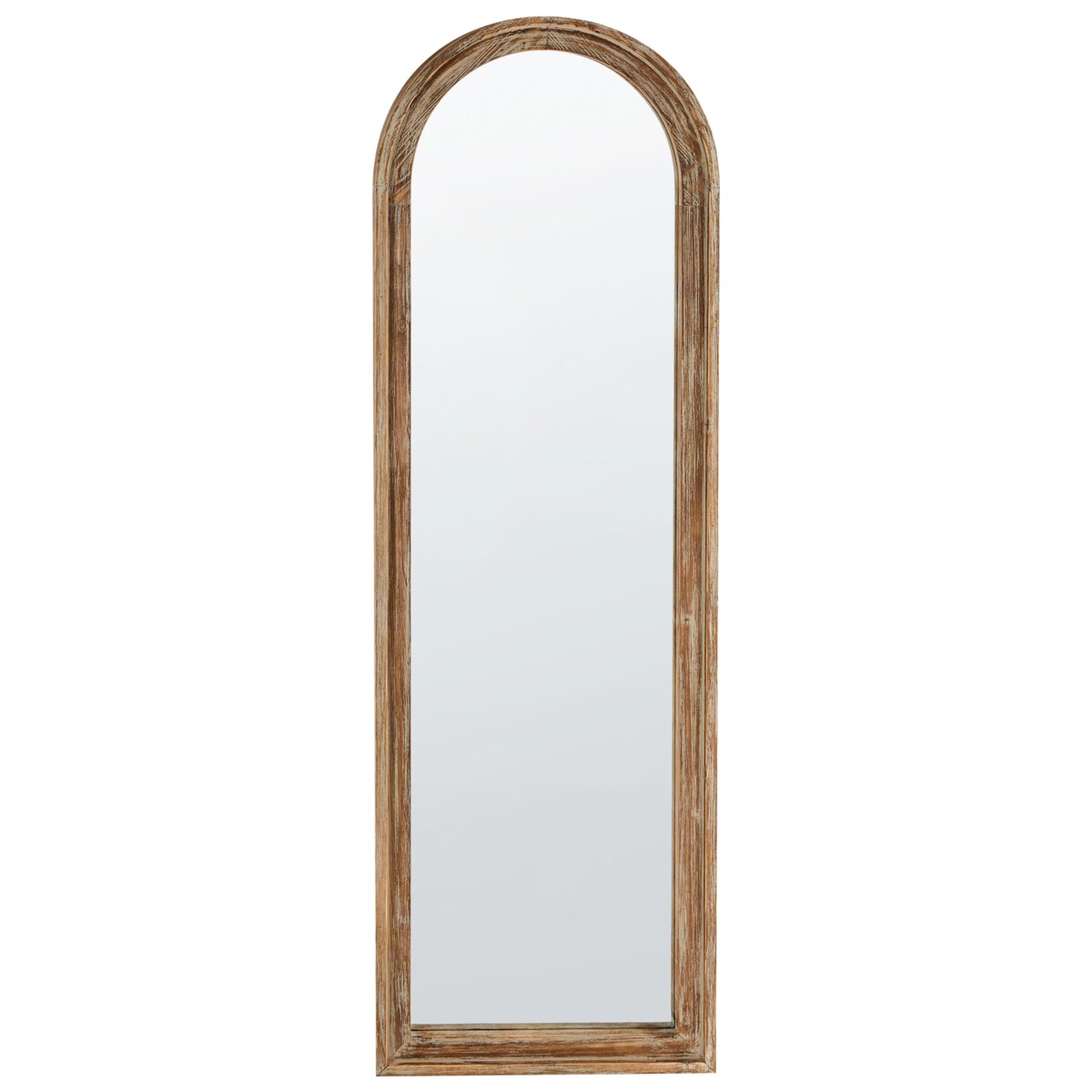 Lustro ścienne COIGNY 55 cm 170 cm Drewno jodłowe Jasnobrązowy