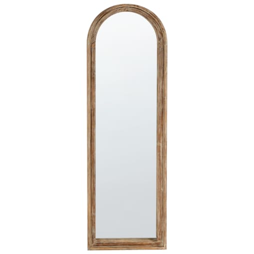 Lustro ścienne COIGNY 55 cm 170 cm Drewno jodłowe Jasnobrązowy