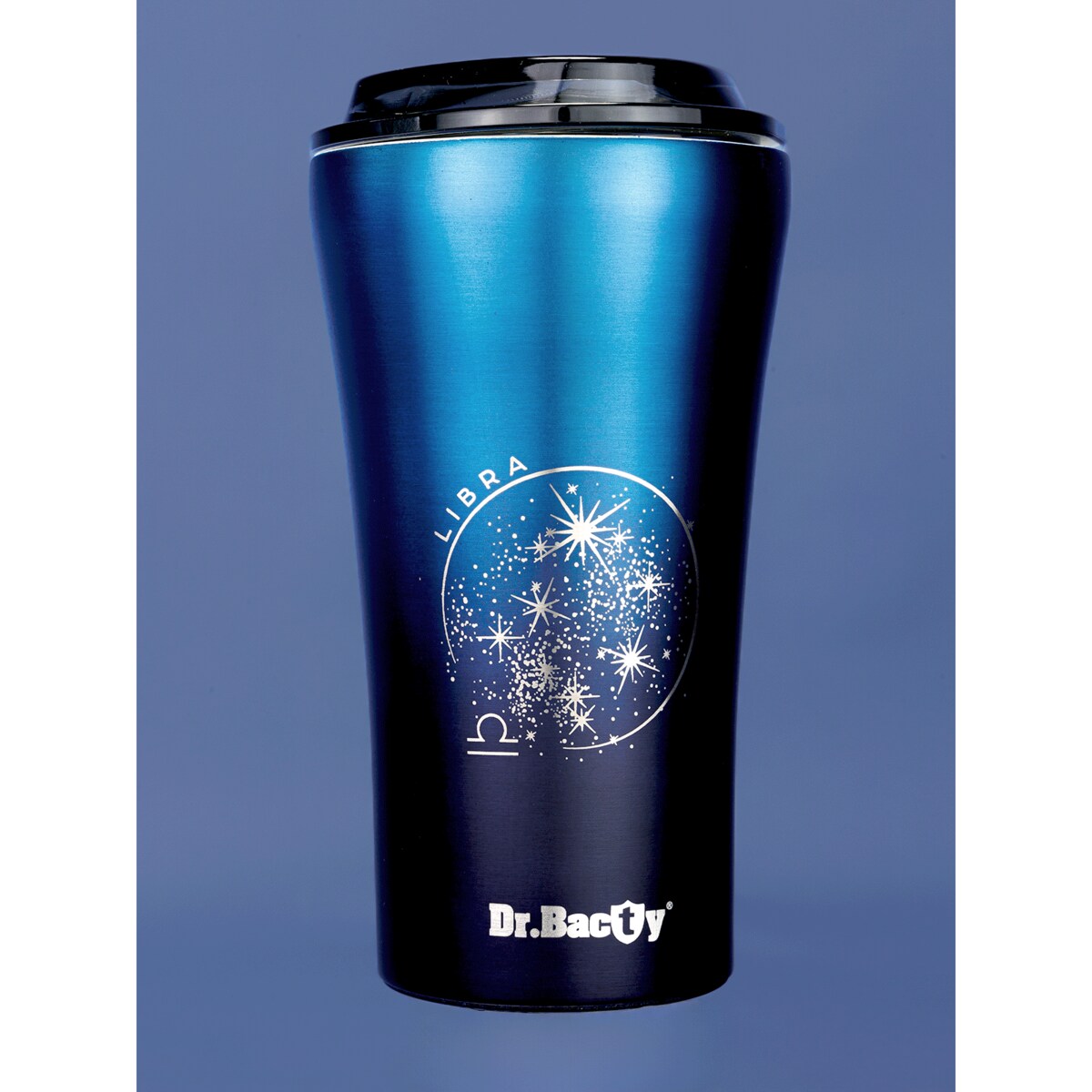 Kubek termiczny na kawę Dr.Bacty Apollo 2.0 - "Waga" - 360 ml - Monaco Blue