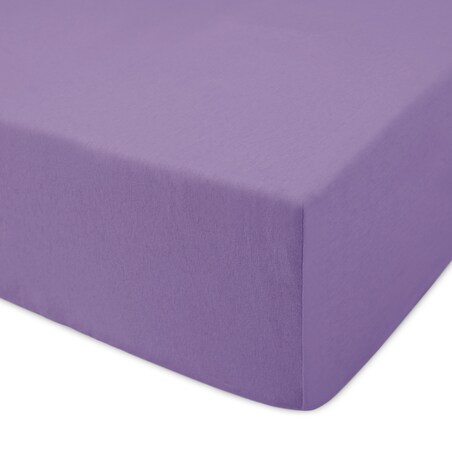 Prześcieradło jersey z gumką 160x200 kolor Jasny fiolet