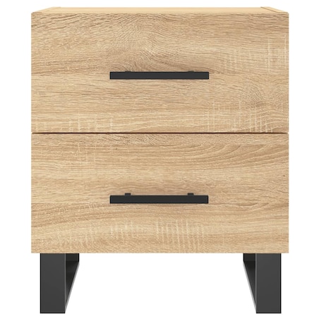 vidaXL Szafka nocna, dąb sonoma, 40x35x47,5 cm materiał drewnopochodny