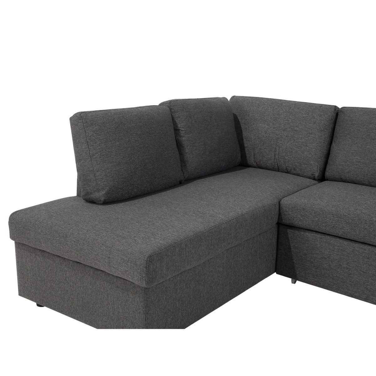 Narożnik rozkładany ciemnoszary KARRABO