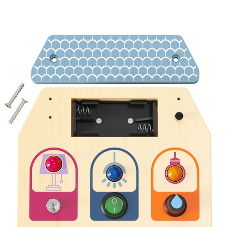 Tablica manipulacyjna dla dzieci z przełącznikami i światełkami LED 36 mies.+ Top Bright