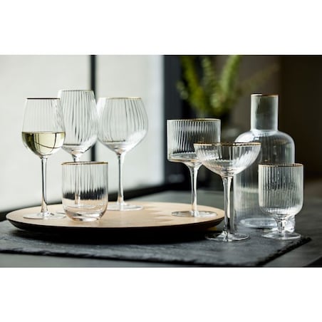 Kieliszki do ginu Palermo 570 ml 4 sztuki złote 12061