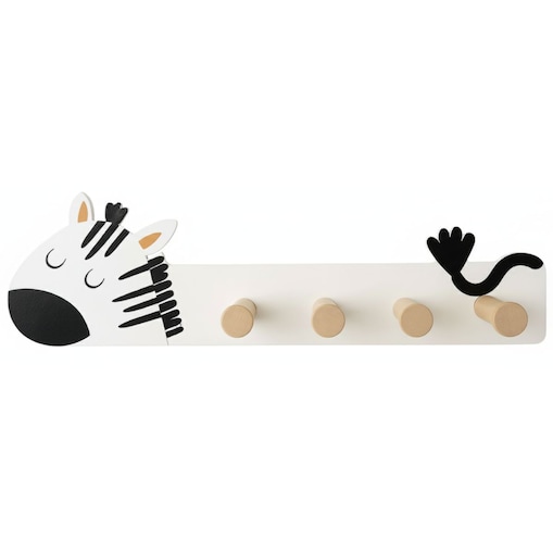 Wieszak do pokoju dziecięcego MINI ZOO, 35,5 x 6,5 x 10 cm