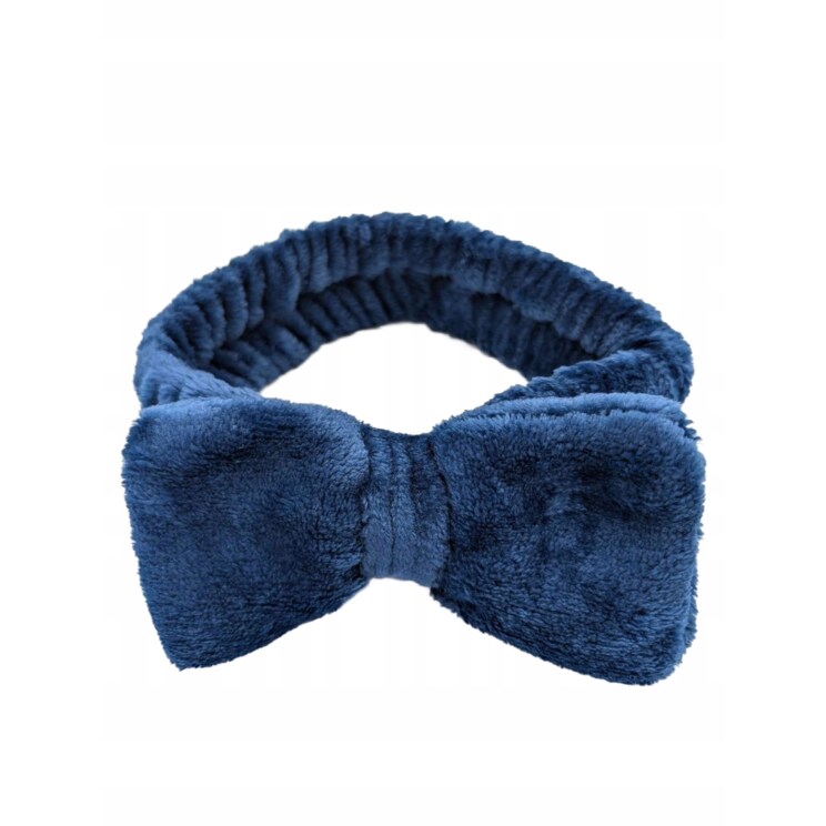 Kosmetyczna opaska do włosów z uroczą kokardą dla kobiet NIE UCISKA GŁOWY