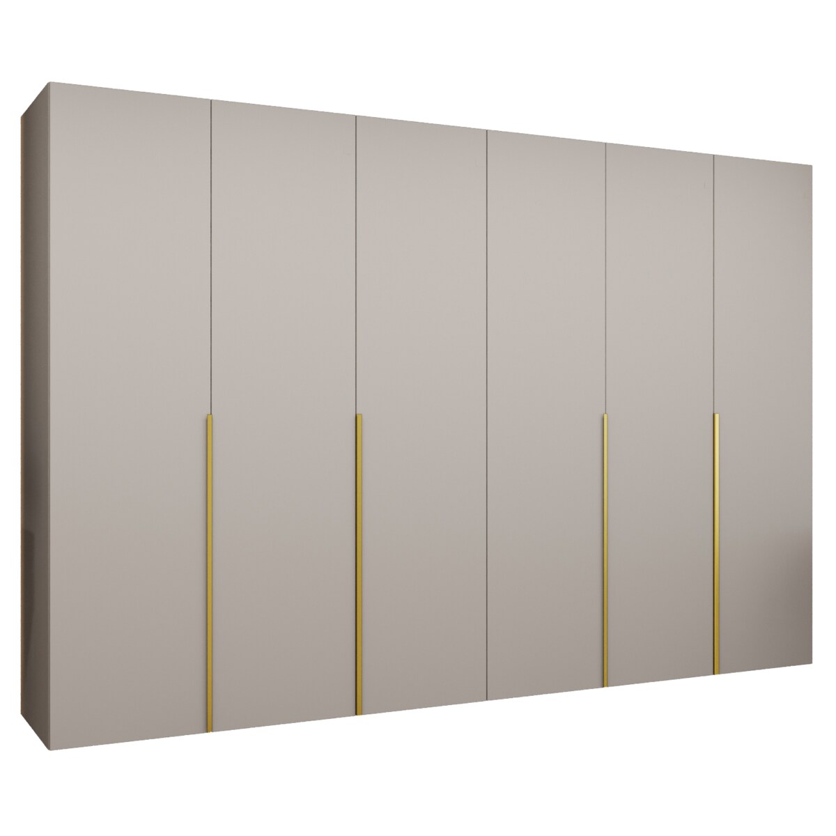 Szafa uchylna otwierana ALICANTE 1 300 wys. 202 cm Kaszmir + u. Złoty