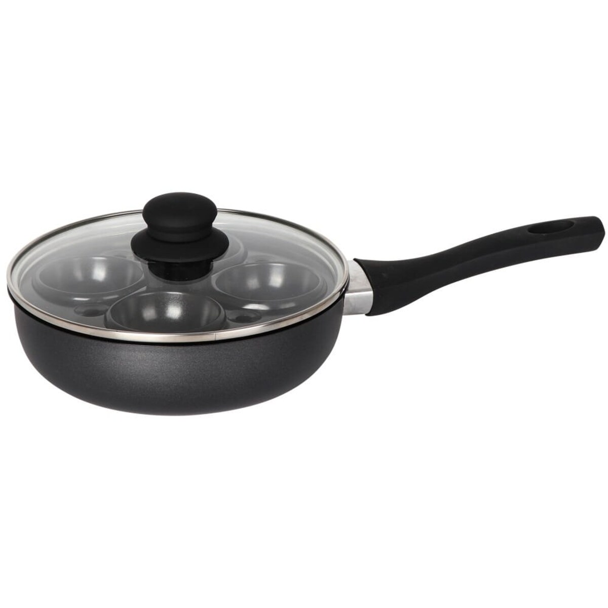 Patelnia Z powłoką marmurową z wkładem do jajek 20cm KINGHOFF