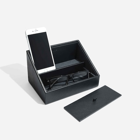 Stacja dokująca i pudełko na biżuterię Stackers czarne