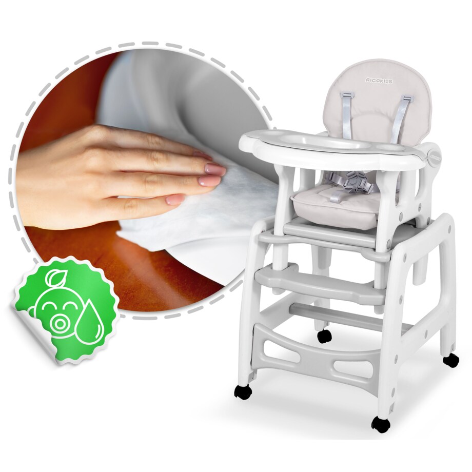 Tacka do krzesełka do karmienia Ricokids Sinco szara