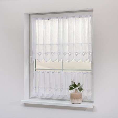 Zazdrostka żakardowa Heart wys. 40 cm na metry 260x0