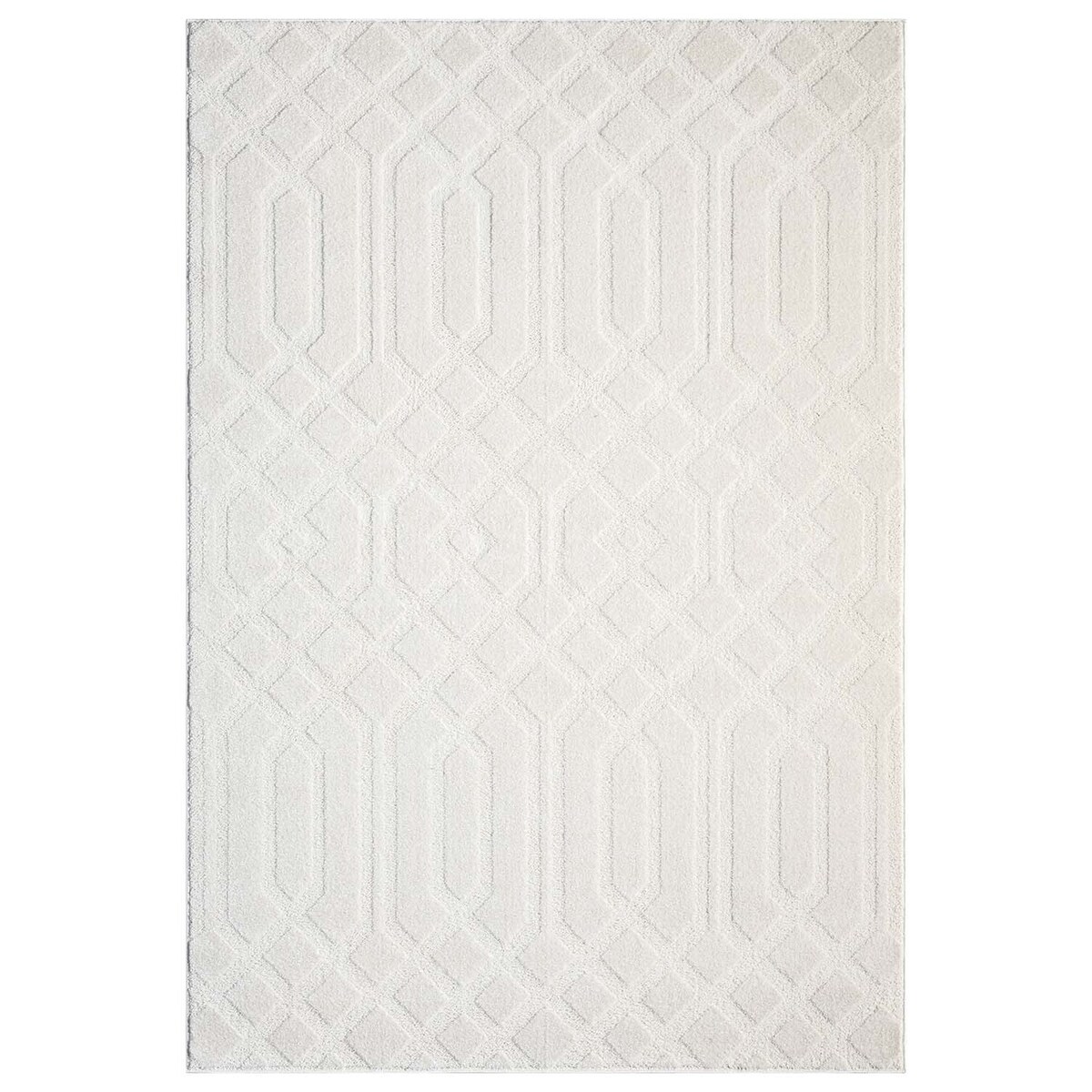 Dywan nowoczesny skandynawski high low Flaire 1380 krem 200x290