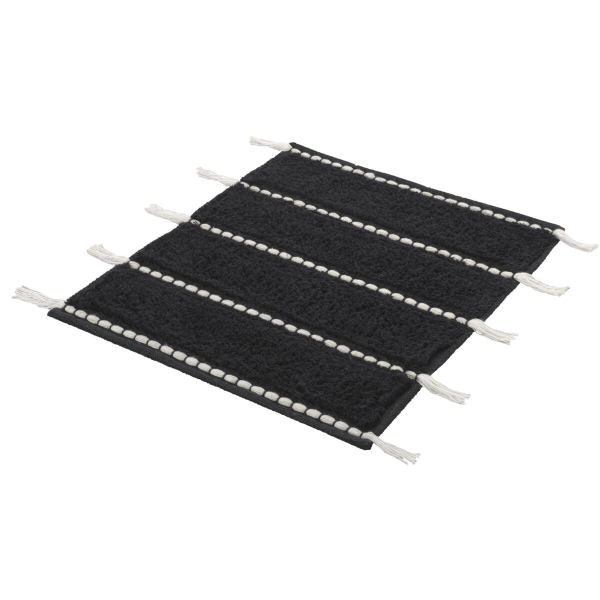 Kleine Wolke Travis Ekologiczny Dywanik łazienkowy czarny 55x 65 cm ECO LIVING