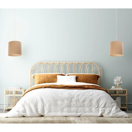 Lampa wisząca BOHO JUTA TUBA 30 beżowa