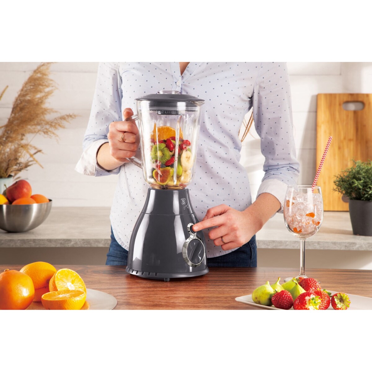 Blender kielichowy 1.5L BERLINGER HAUS Carbon Pro