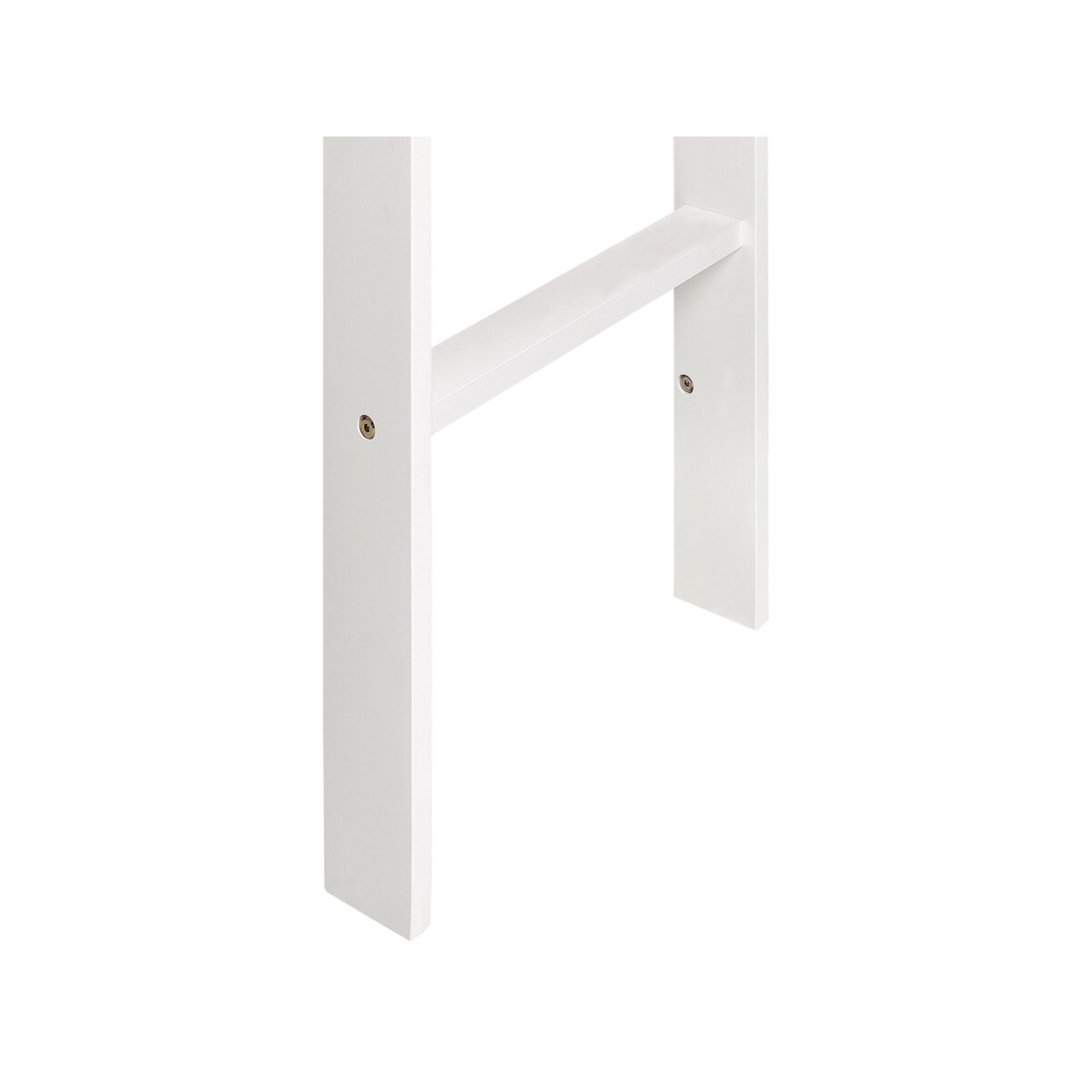 Łóżko dziecięce na antresoli drewniane 90 x 200 cm białe PEIPIN