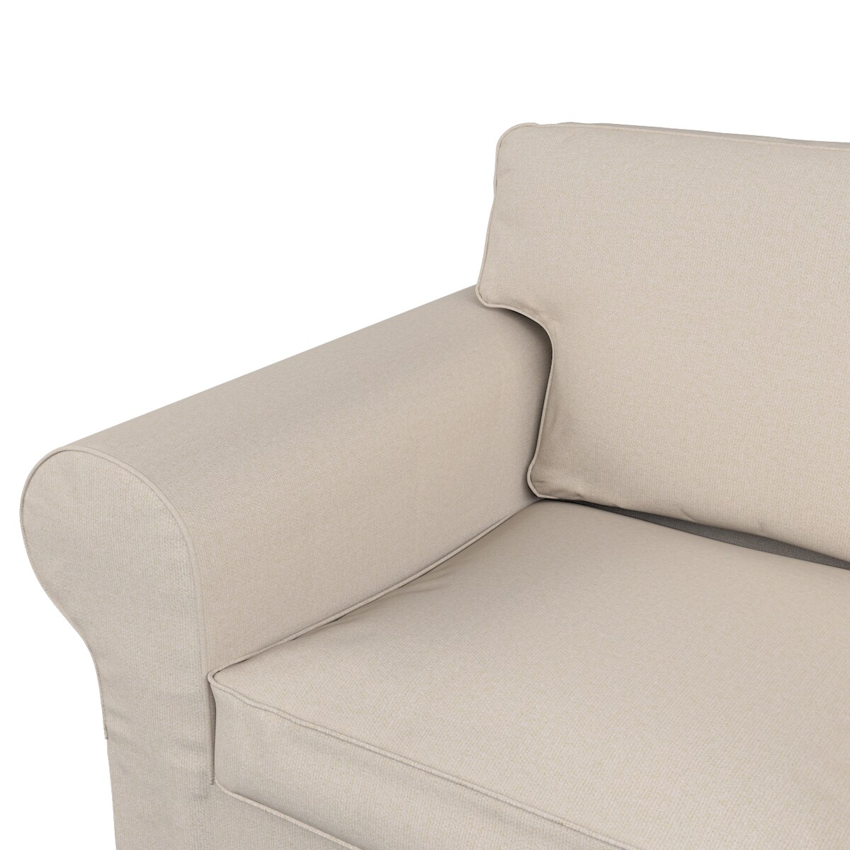 Pokrowiec na sofę Ektorp 2-osobową rozkładaną, model po 2012, szary, 200 x 90 x 73 cm, Living