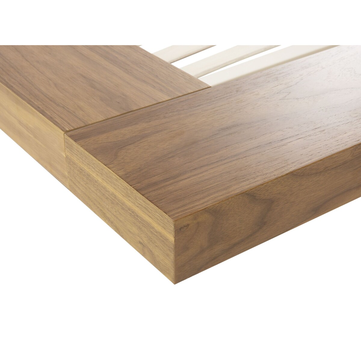 Łóżko ze stolikami nocnymi 160 x 200 cm jasne drewno ZEN