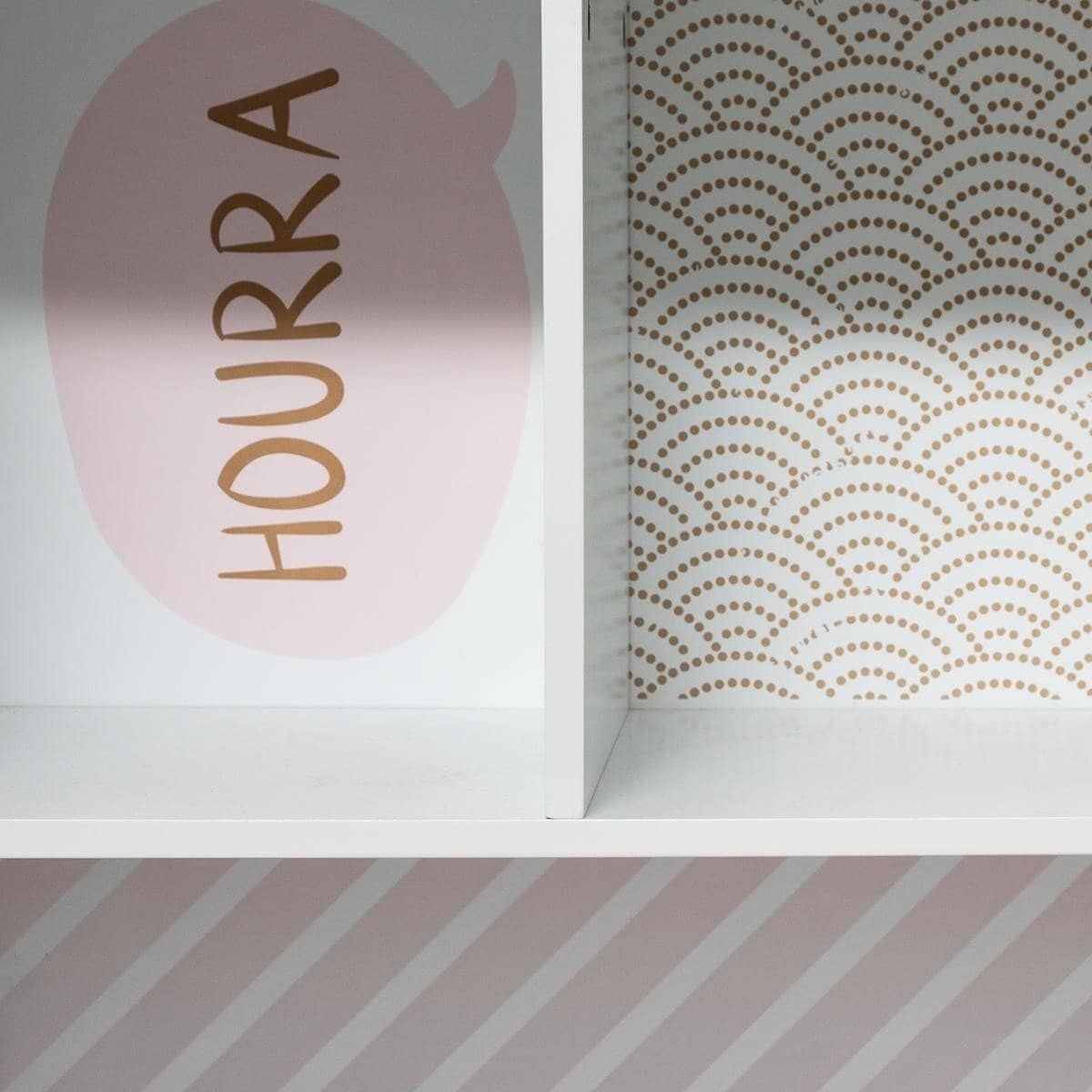 Regał na zabawki DOMEK, 7 przegródek