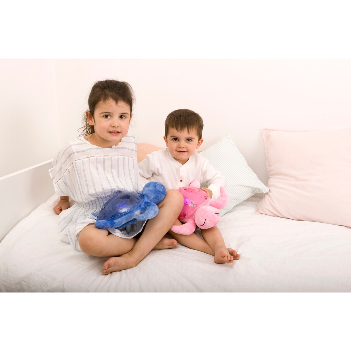 Projektor z pozytywką - Żółw podwodny fioletowy ECO - Cloud b® Tranquil Turtle™