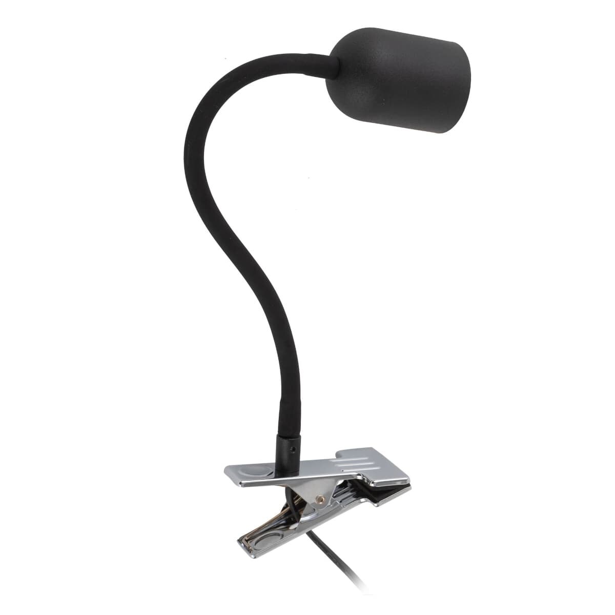 Lampka nocna z klipsem tuba Top 4561 TK Lighting metalowa czarna