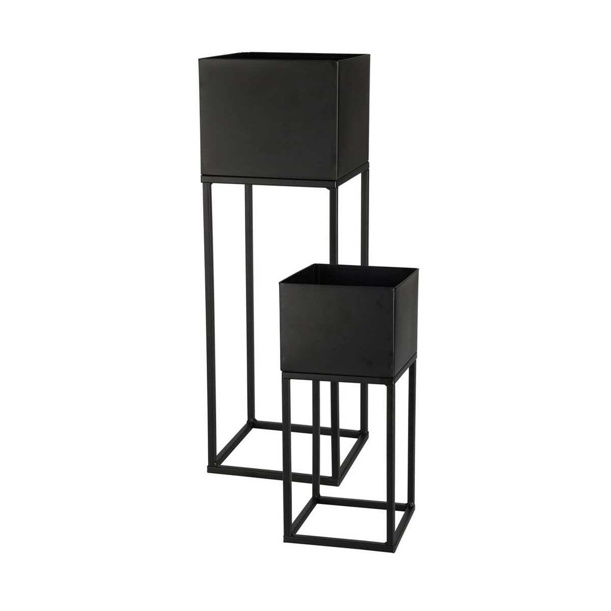 ProGarden Komplet metalowych kwietników 2 szt.