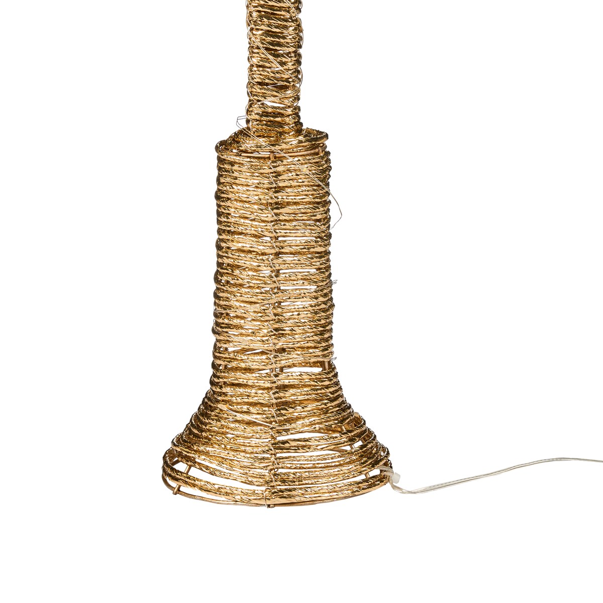 Dekoracja świąteczna LED ALFTANES Latarnia 62 cm Złoty