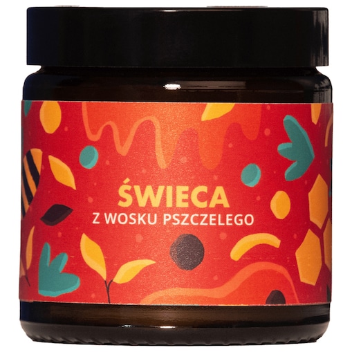 Świeca z wosku pszczelego
