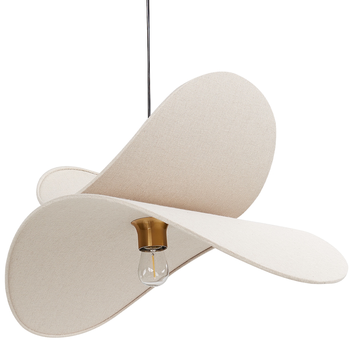 Lampa wisząca MASCOTA Len Beżowy